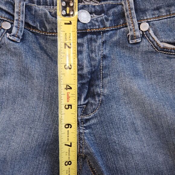 New York & Company Denim Capris Jeans Women's Size 6 Cotton Spandex - Picture 4 of 13